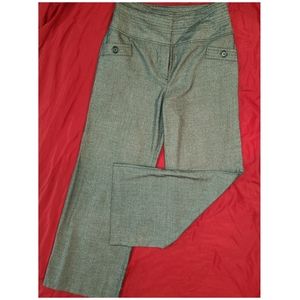 Worthington Charcoal Gray Wide Leg High Waist Pant